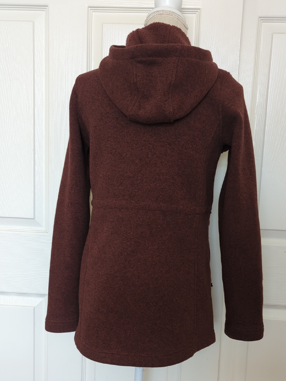 The North Face Crescent Parka Fleece Jacket in Red/Brown Tone - Picture 5 of 7